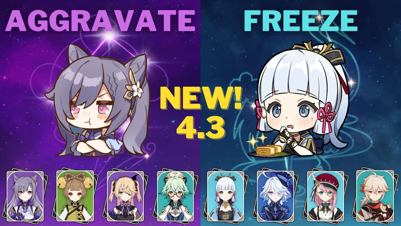 C4 Keqing Aggravate & C0 Ayaka Freeze - Genshin Impact 4.3 NEW Spiral Abyss Floor 12