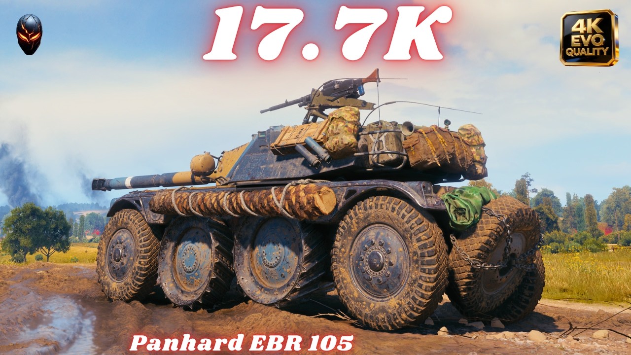 Panhard EBR 105 - 17.7K Spot Damage World of Tanks #wot