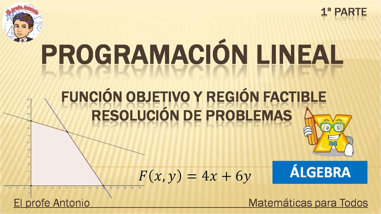 Cómo resolver problemas y ejercicios de PROGRAMACIÓN LINEAL paso a paso