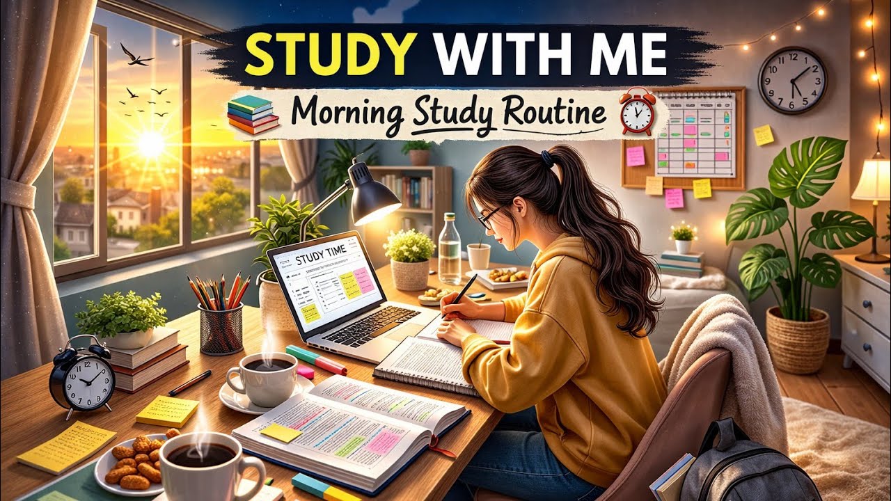 9:00 AM Study With Me LIVE ☀️📚 | Morning Focus Session | Banking Aspirant 💛