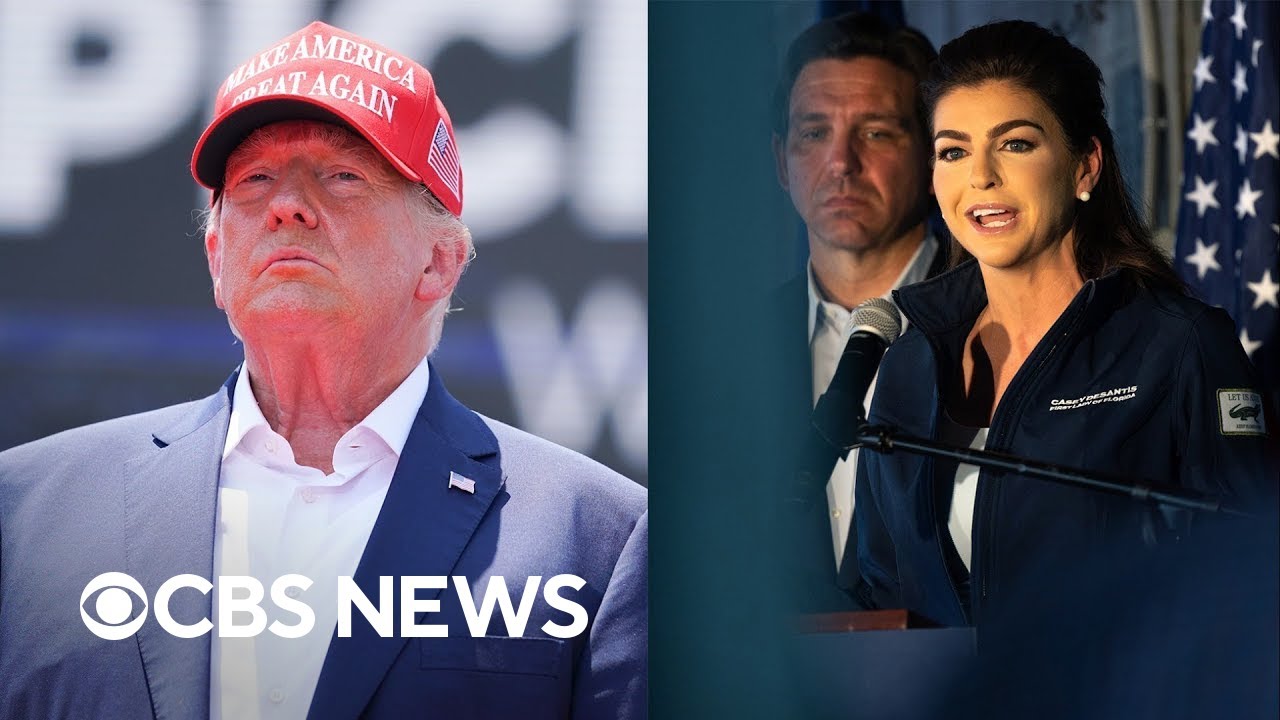 Trump, Ron DeSantis' wife campaign in Iowa