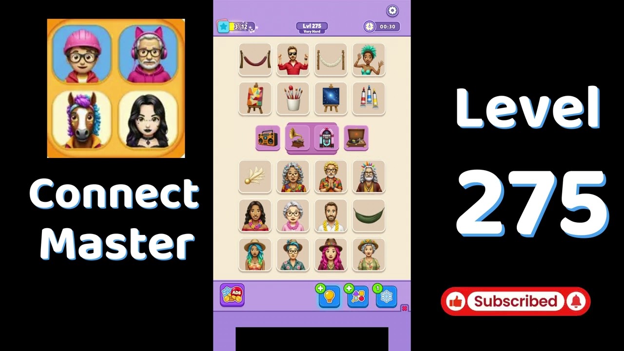 Connect Master Level 275 Walkthrough 🧩 | Match Puzzle | Puzzle Solutions & Tips | Go Answer