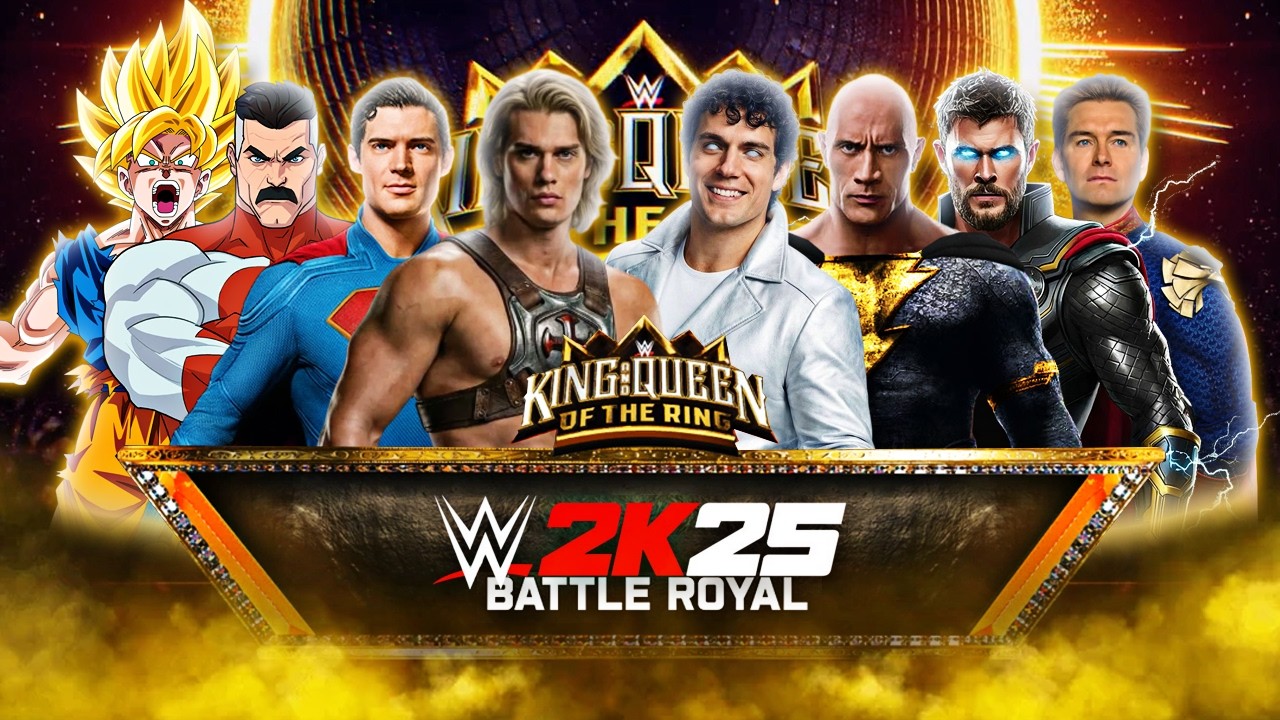 Marvel vs. DC vs. Anime vs. Comics | Battle Royal Match - WWE 2K25