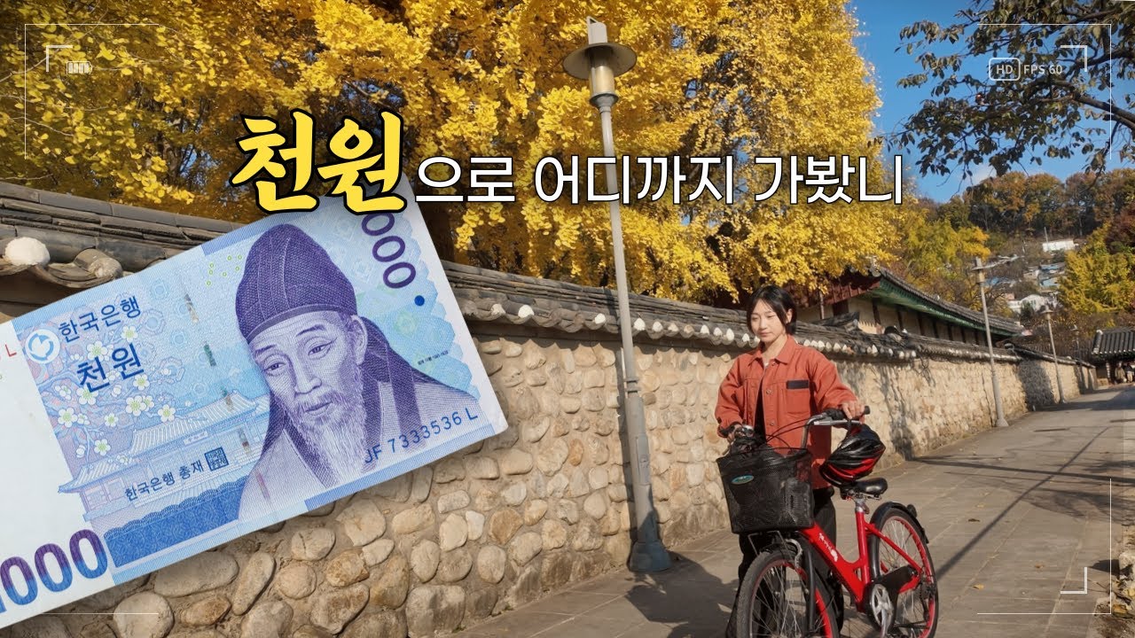 [Jeonju Tour | Ep.2] 천 원으로 즐기는 전주 여행🚲 전주천 자전거길부터 한옥 디저트까지