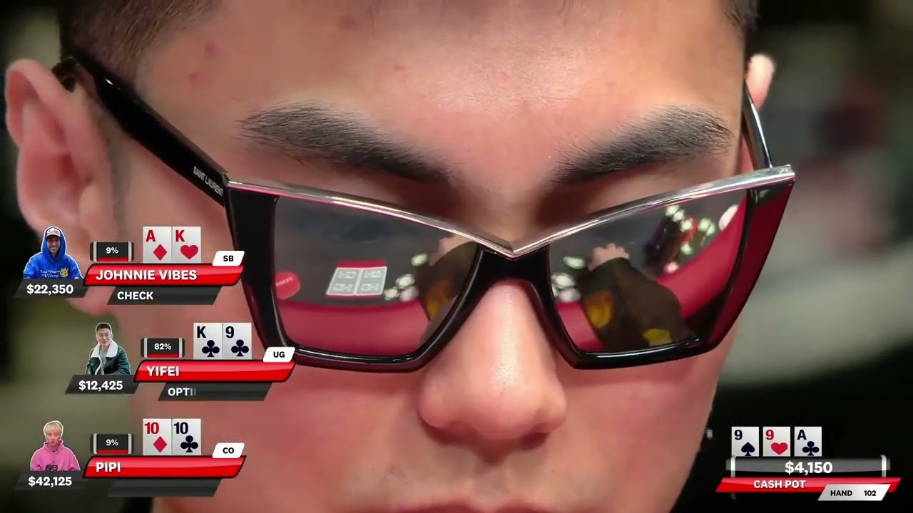 Johnnie Vibes on TILT vs Yifei in 30K pot &spades; Live at the Bike!