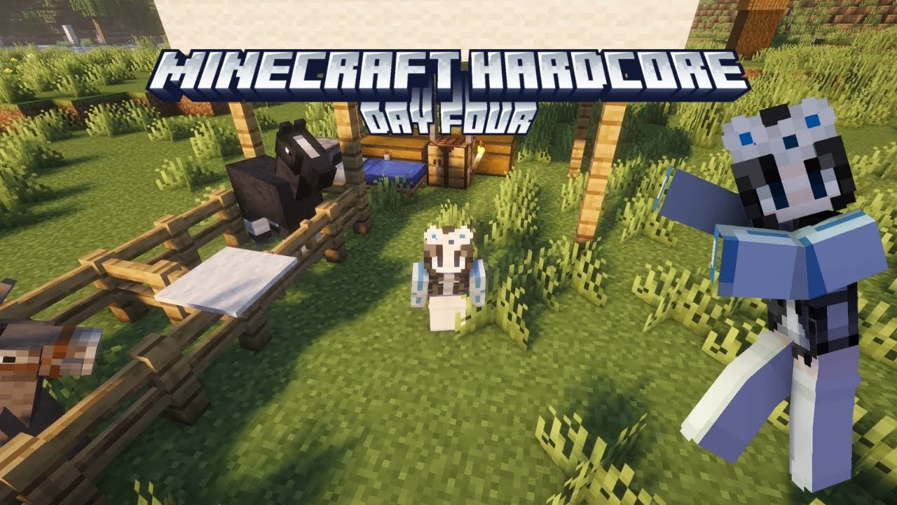 Minecraft Hardcore Day 04: Working on the mine