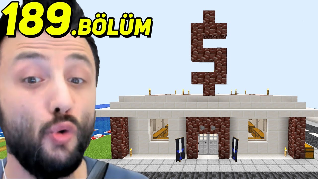 NETHERİTE BANK 🤩 MİNECRAFT (2023) 189.Bölüm