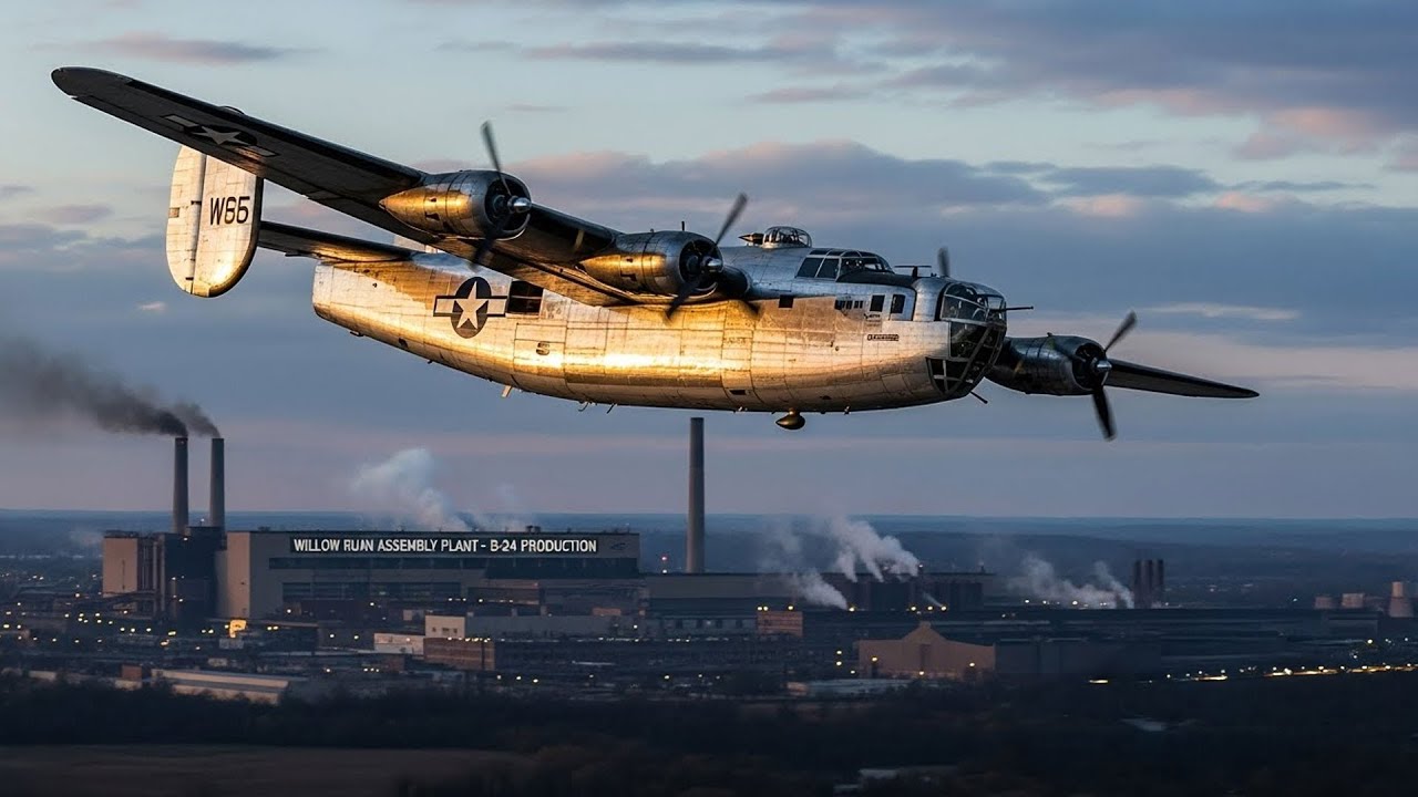 B-24 Liberator: The Factory That Built One Every 63 Minutes | WW2