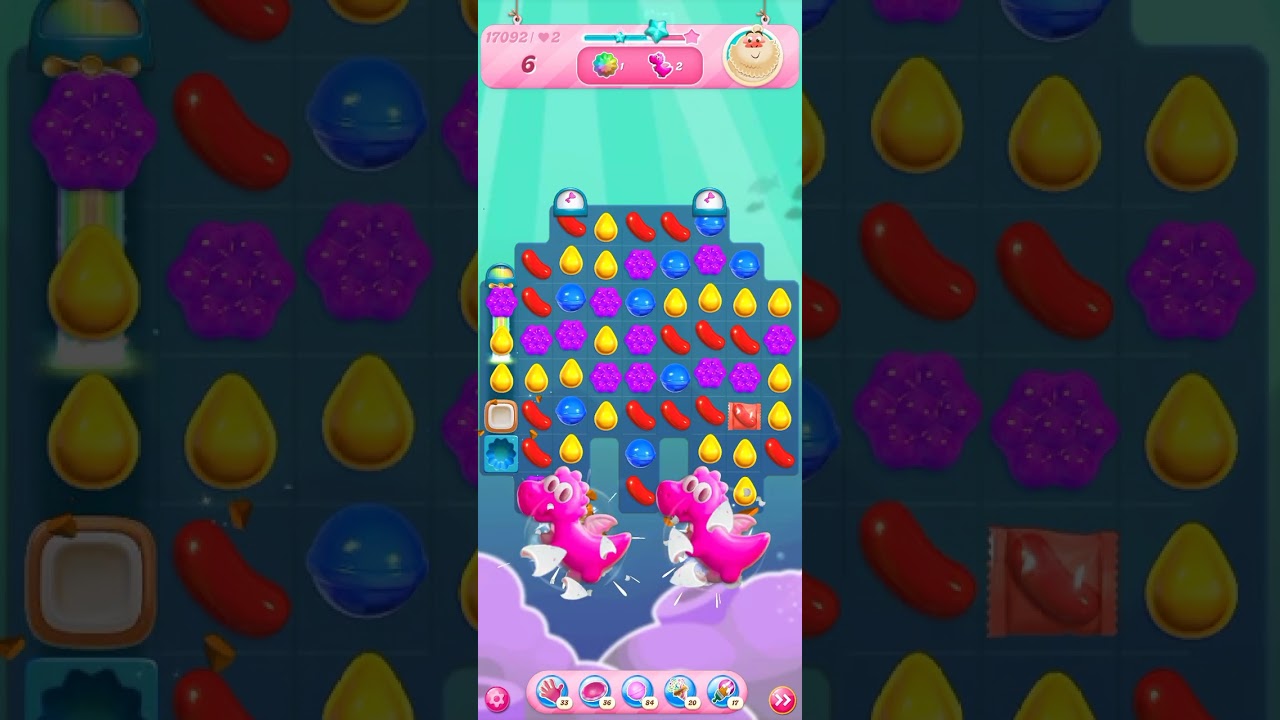 Candy Crush Saga Level 17092 without boosters 糖果大爆險  कैंडी क्रश सागा #candy