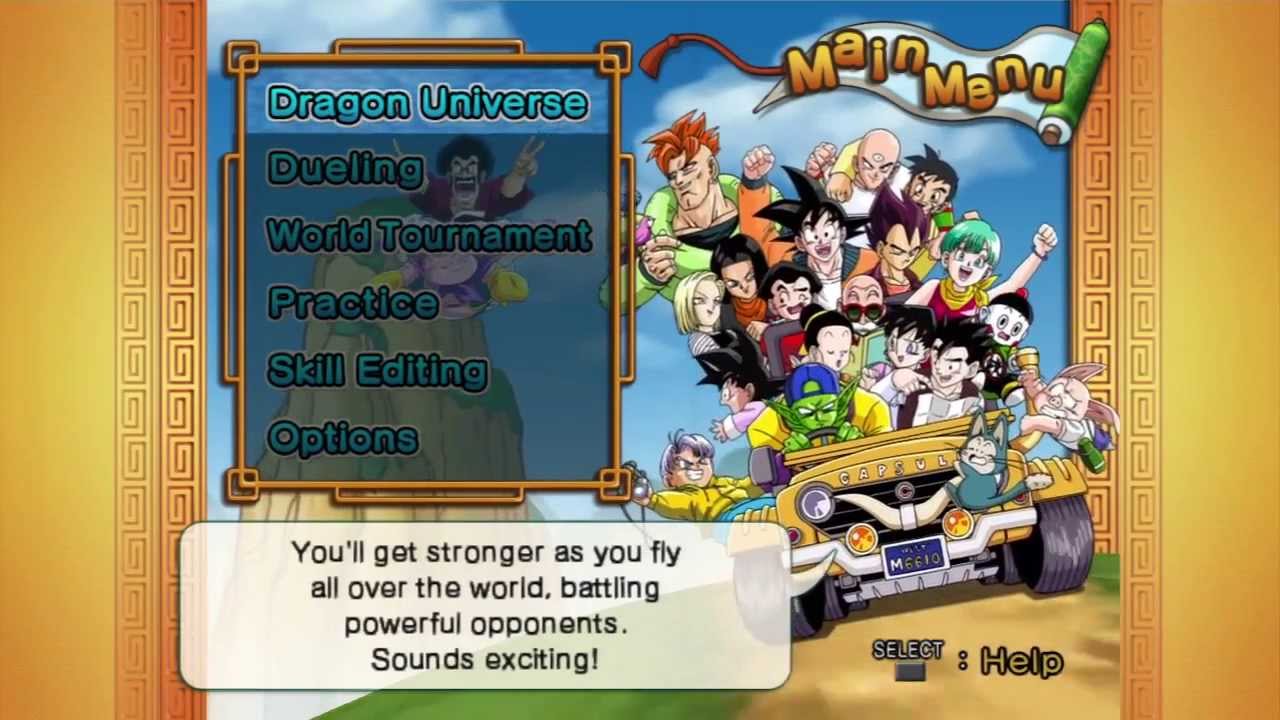 Dbz Budokai [3] HD Collection Menu Theme Song