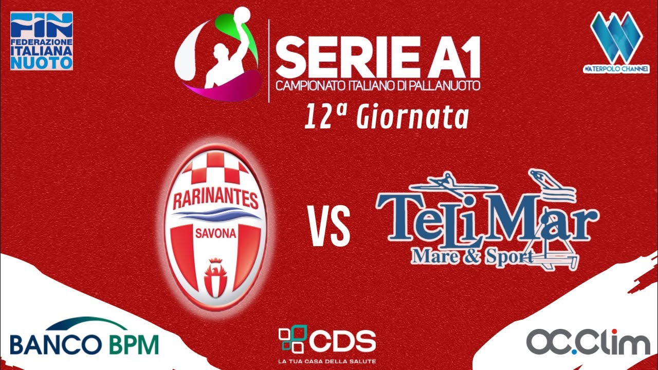 Banco BPM RN Savona 🆚 TeLiMar 18-13 (Full Match)