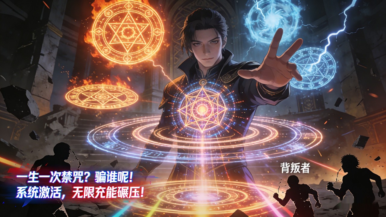 一生一次禁咒？骗谁呢系统激活，禁咒充能无限放，背叛者都得死#重生 #穿越 #小說推薦 #小說 #逆襲 #玄幻小說 #玄幻文 #都市小說 #年代小說 #修仙 #種田文 #種田小說 #劇情 #動漫 #漫畫
