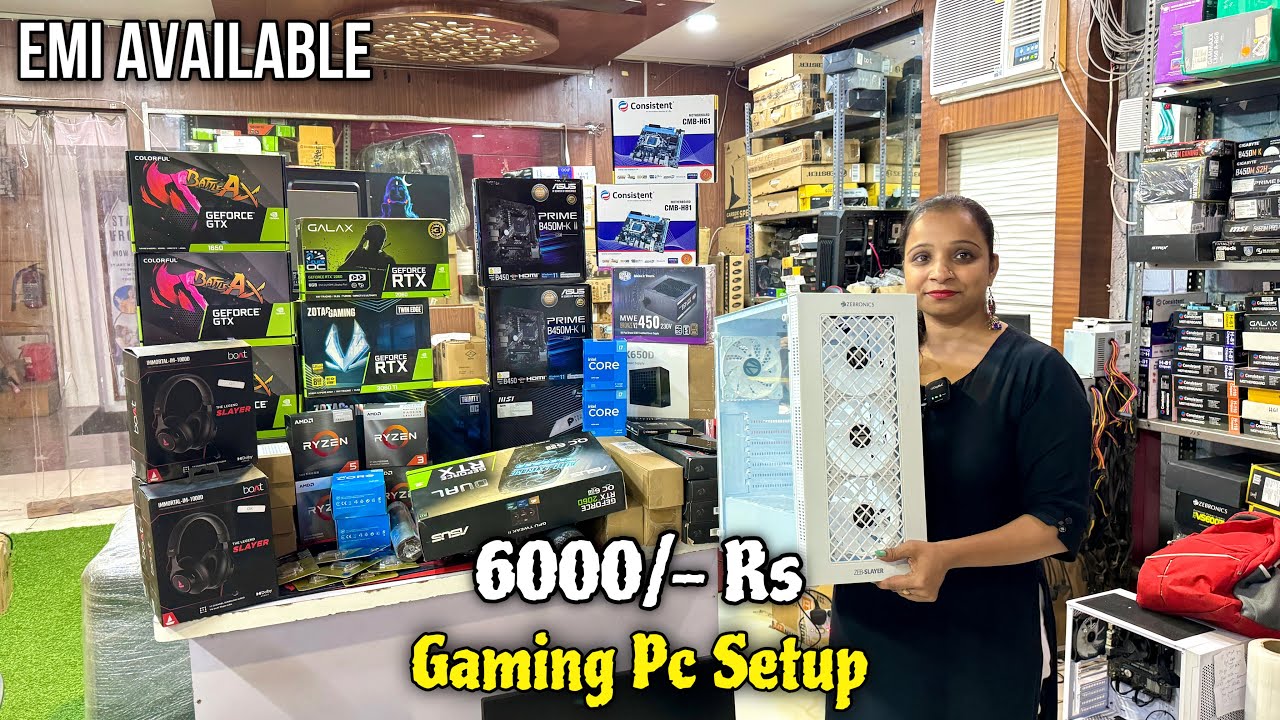 Gaming Pc 6000/- Rs | अब EMI पर भी मिलेगा Gaming Pc | Gamer’s Paradise | Gaming Pc Setup