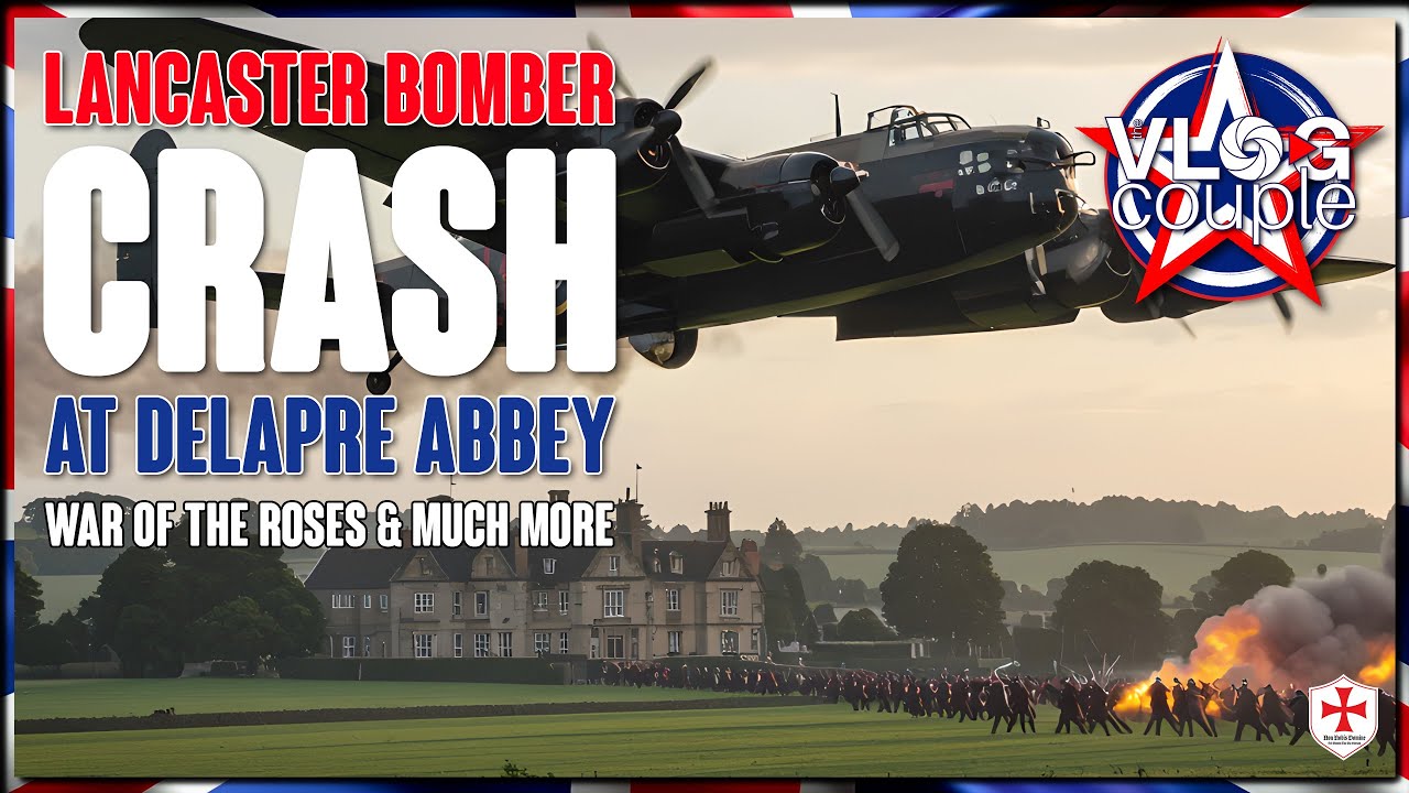 Крушение бомбардировщика «Ланкастер» в парке Делапре, Нортгемптон, Война Роз и многое, многое дру...