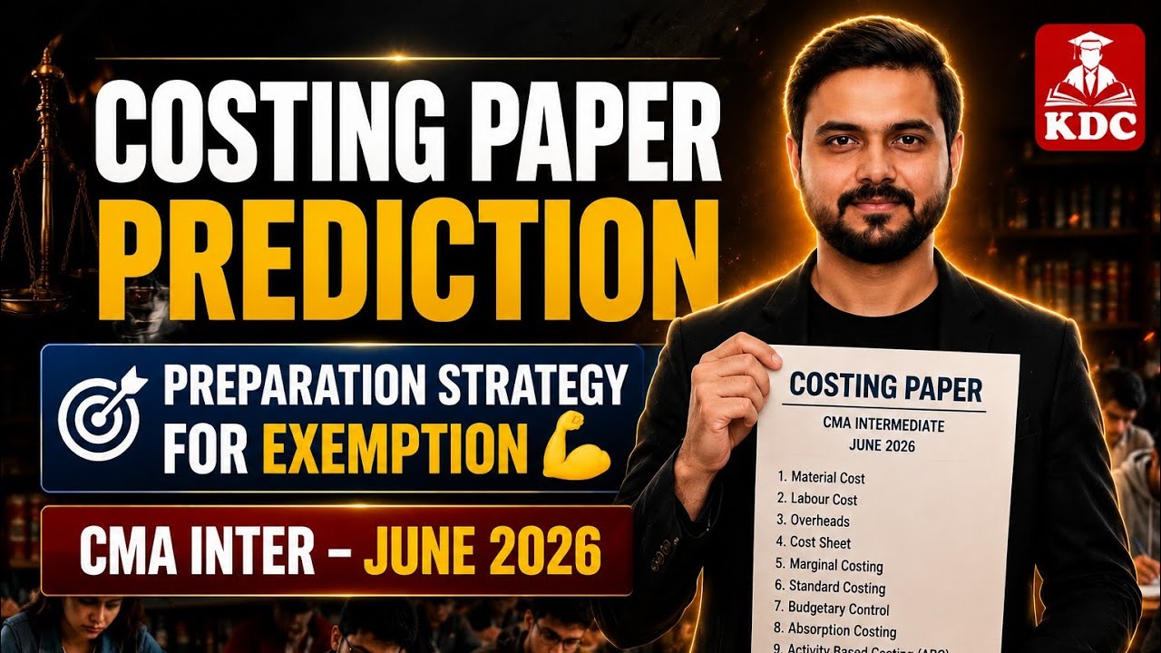 Costing Paper Prediction & Strategy CMA Inter June 2026