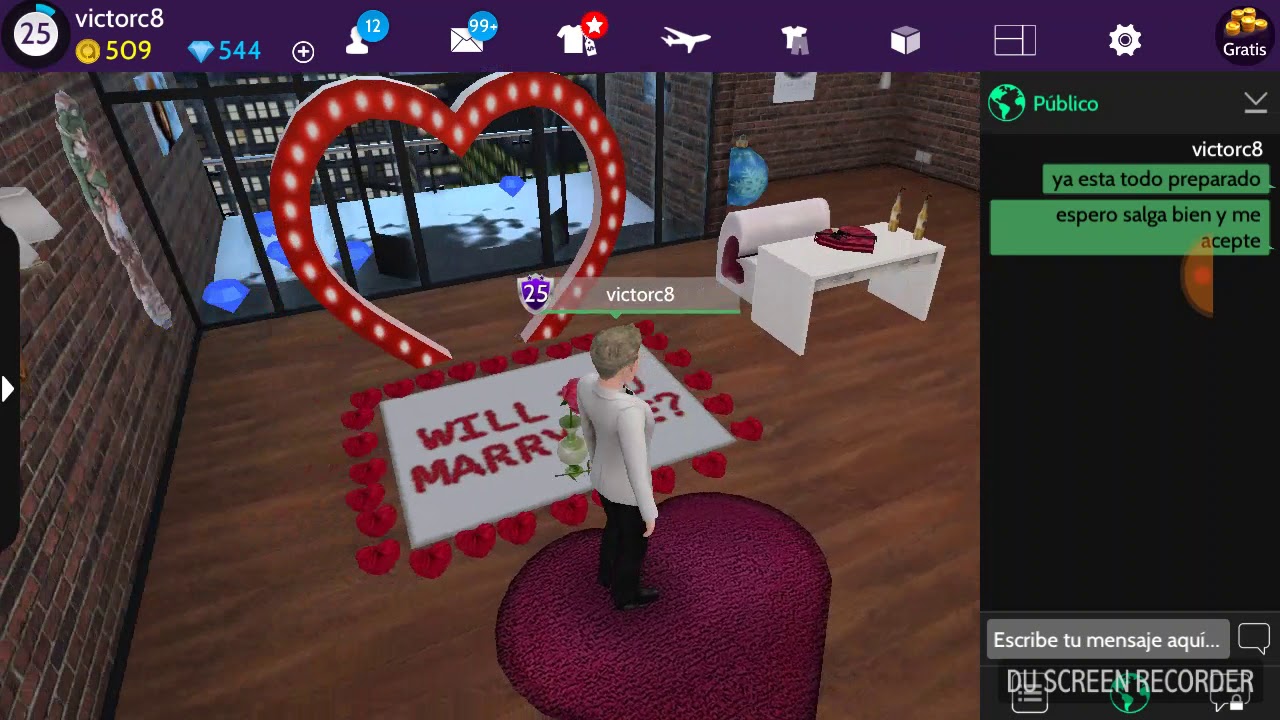 Propuesta de matrimonio en avakin Life ,con un final inesperado.