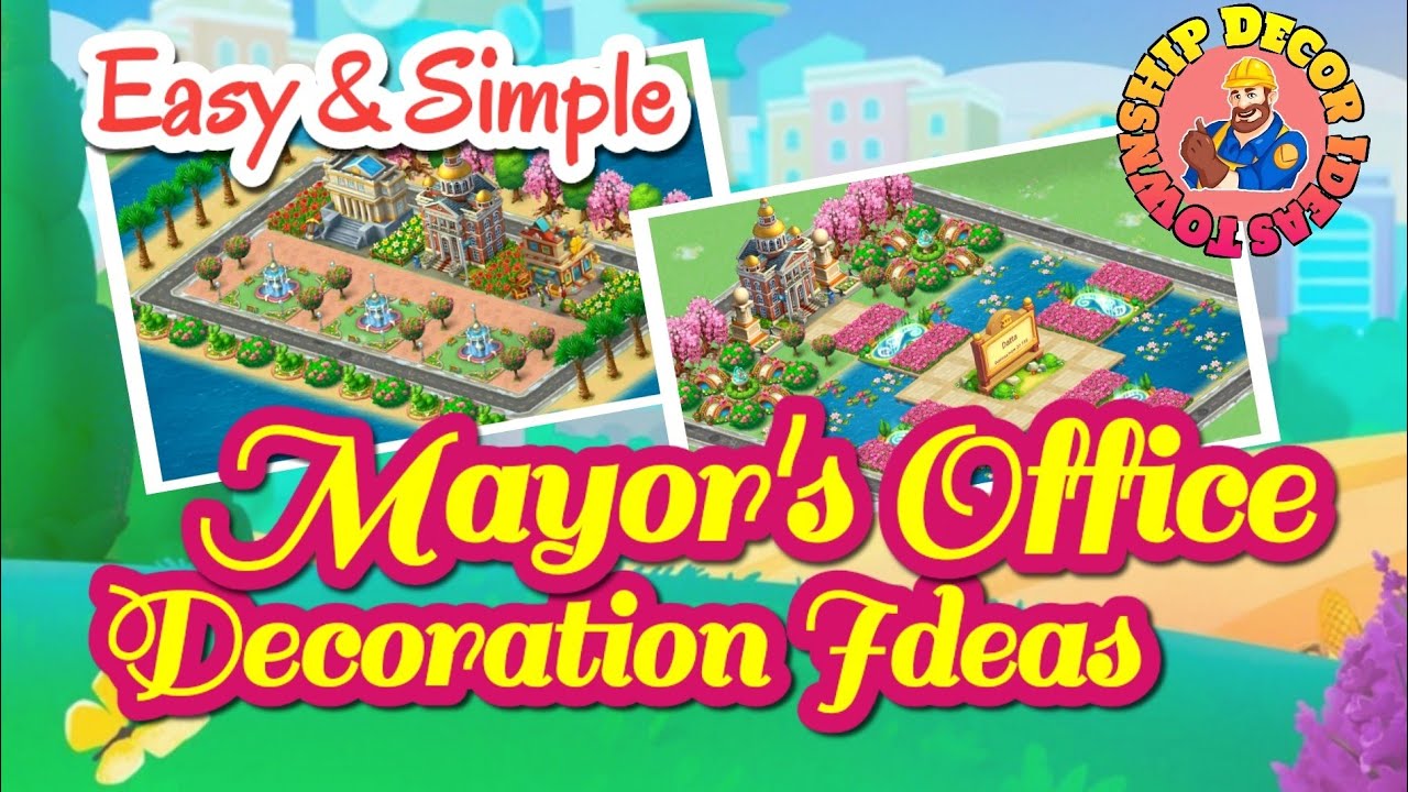 Mayor's Office Decoration Ideas || Easy & Simple Township Decor Ideas ||