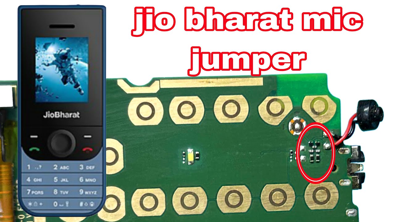 Jio bharat v3 mic problem / jio bharat v3 mic jumper / jio Bharat v3 mic not working /jio mic jumper