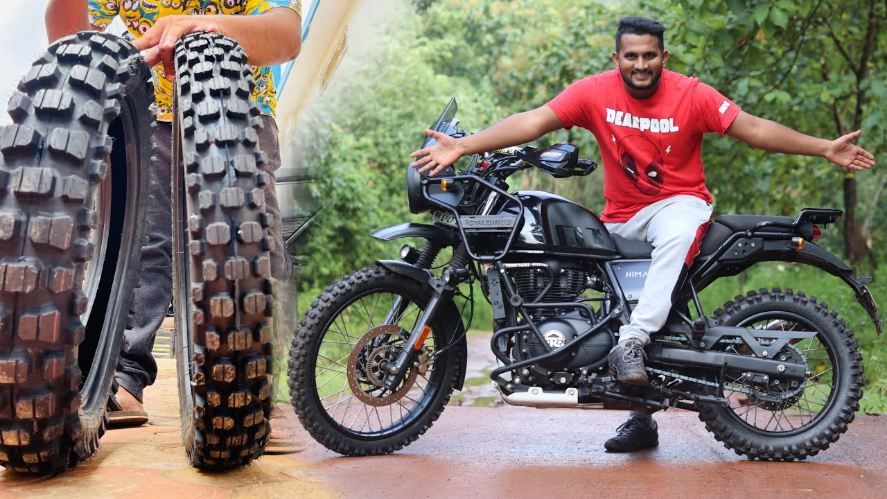 Trying India's Best Motocross Tyres on My Himalayan