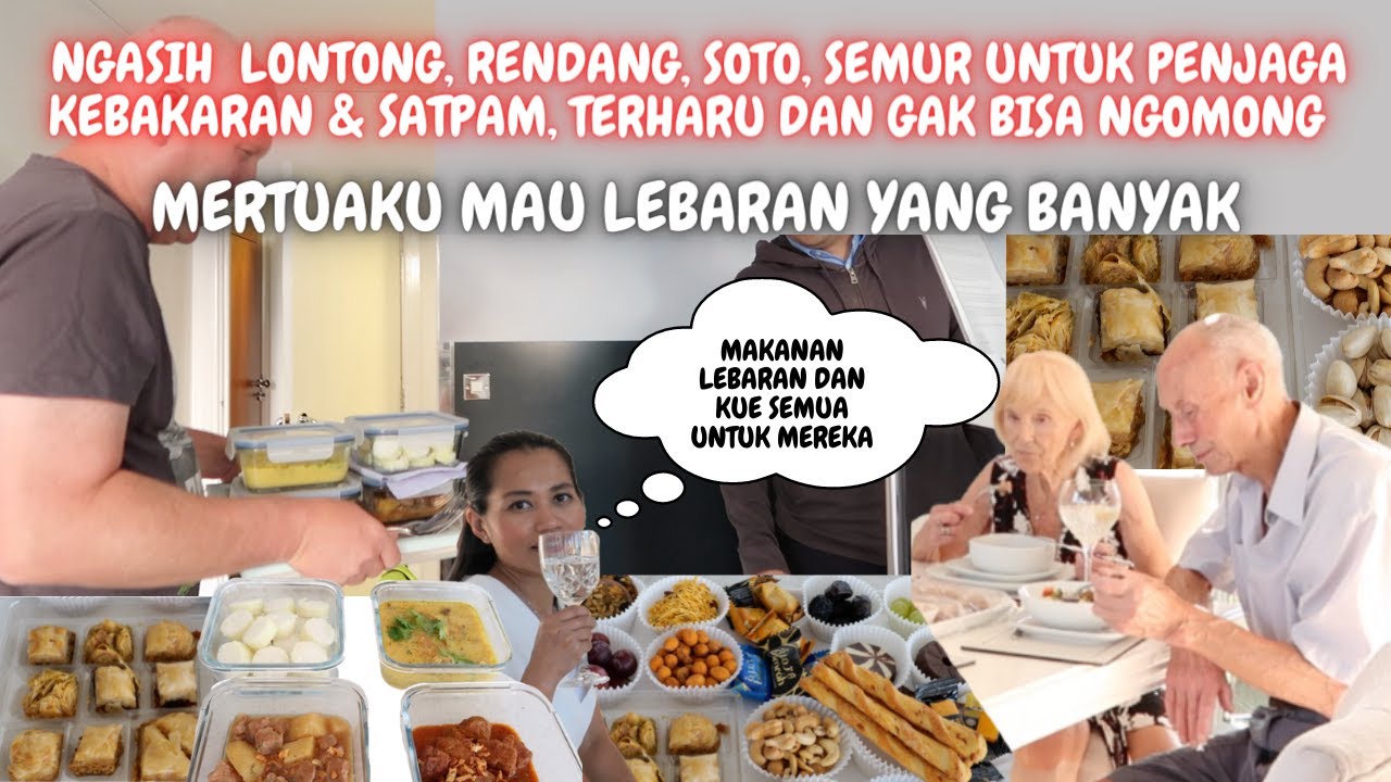 BERBAGI MAKANAN LEBARAN UNTUK PENJAGA KEBAKARAN, SATPAM TERHARU GAK BISA NGOMONG|mertua suka lebaran