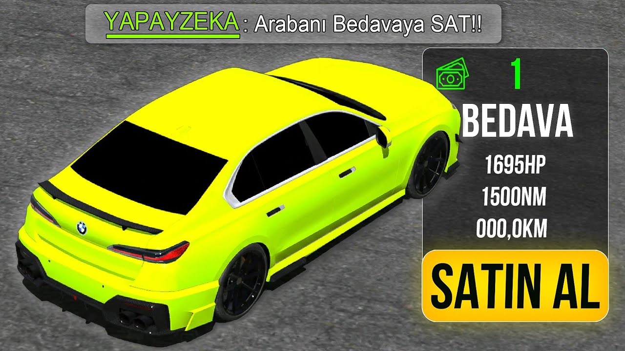 Car Parking ama YAPAY ZEKA HESABIMI YÖNETİYOR !! 