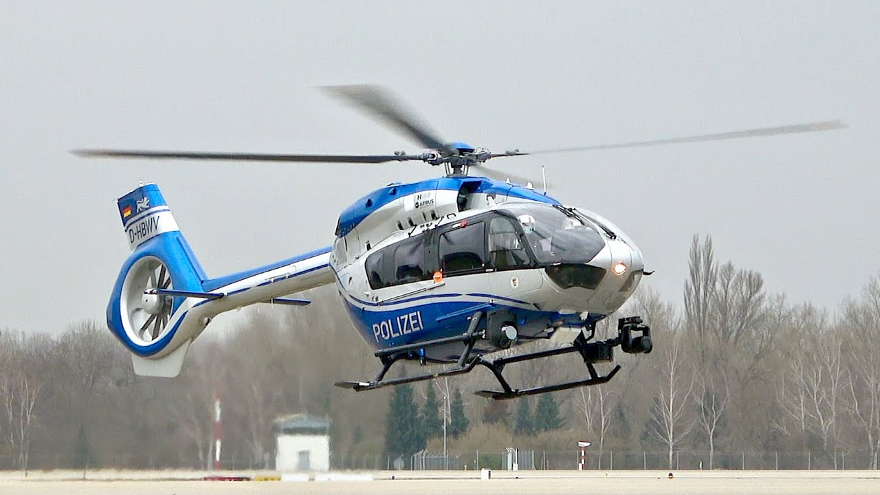 4Kᵁᴴᴰ Airbus Helicopter H145 Polizei BW