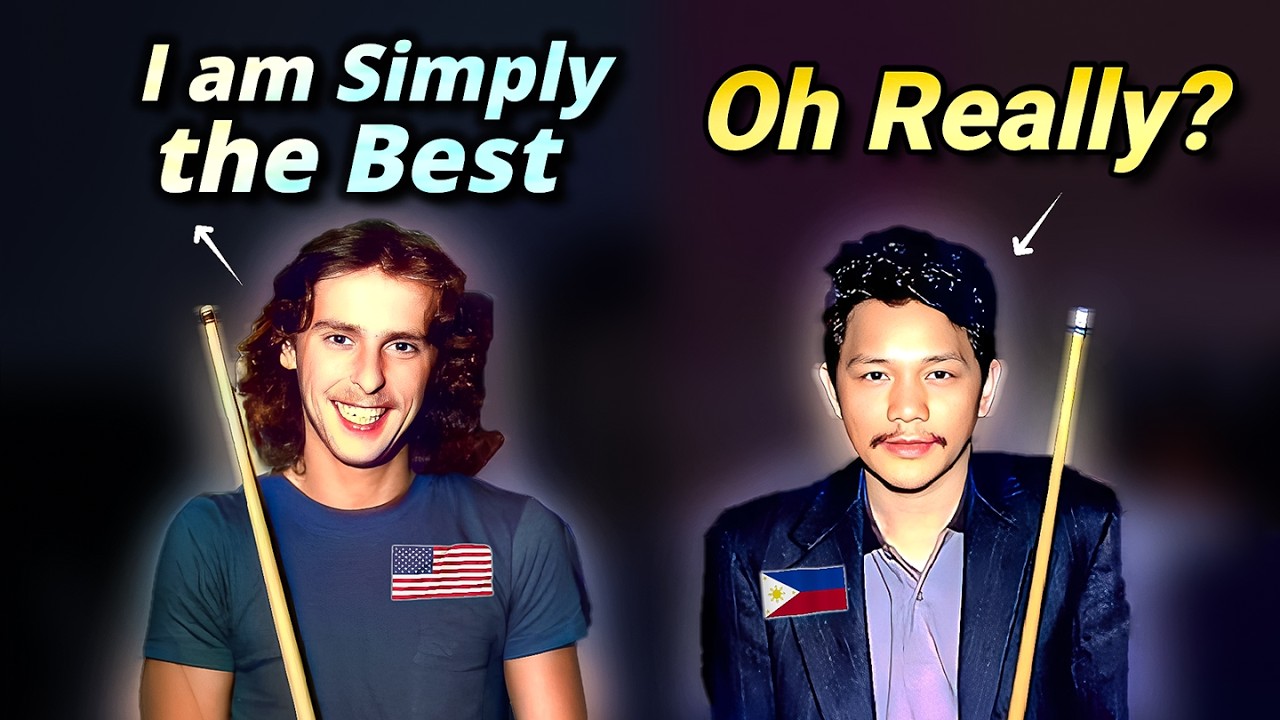 The Day Young EFREN REYES Humbled America's Top Pool PLAYER