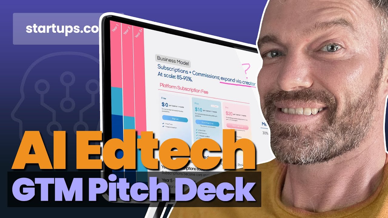 How AI Changed Startup Funding + Fixing  this PRE-SEED GTM for an Edtech Pitch Deck