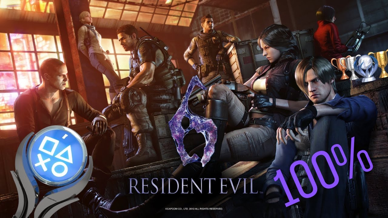 COMPLETANDO el Resident Evil 6 al 100%/ PLATINO!! (+ GUIA) [PC]
