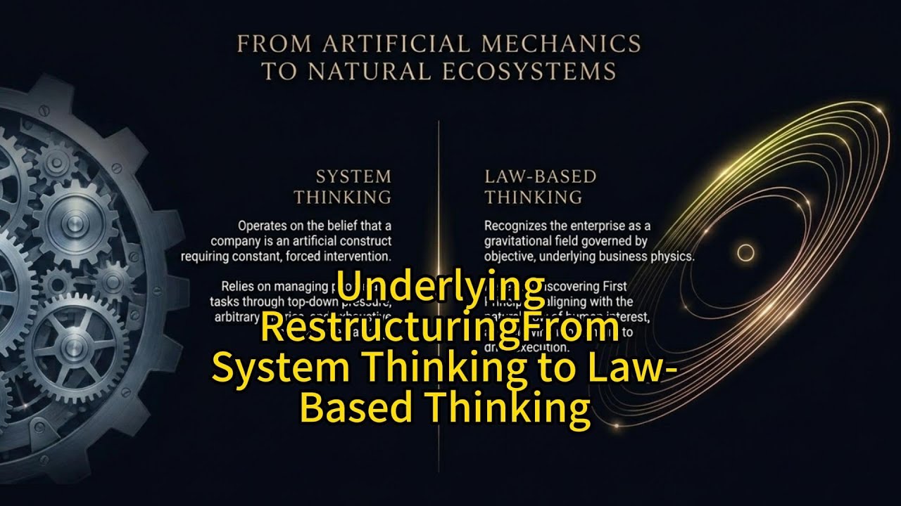 Underlying Restructuring: From System Thinking to Law-Based Thinking