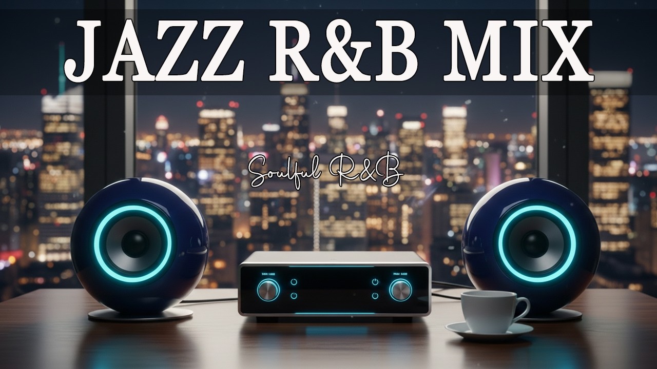 Relaxing Smooth Jazz & R&B Grooves 🌙 Café Ambience Music