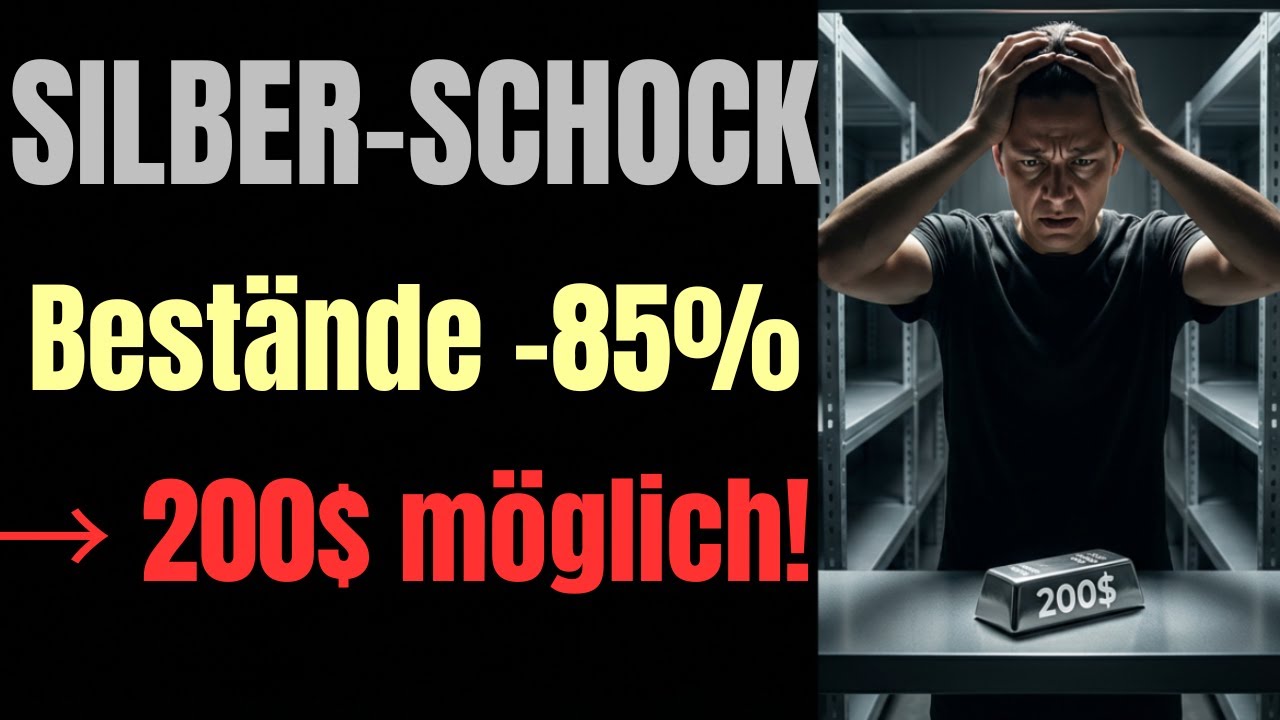SILBER SCHOCK: Lagerbestände brechen ein – Kommt jetzt die 200 Dollar Explosion?