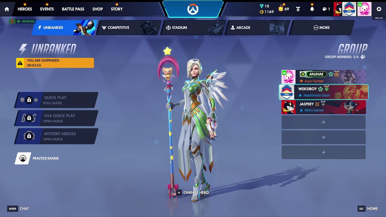 OVERWATCH  QP with BUTAWS (ROAD TO 70 SUBS)