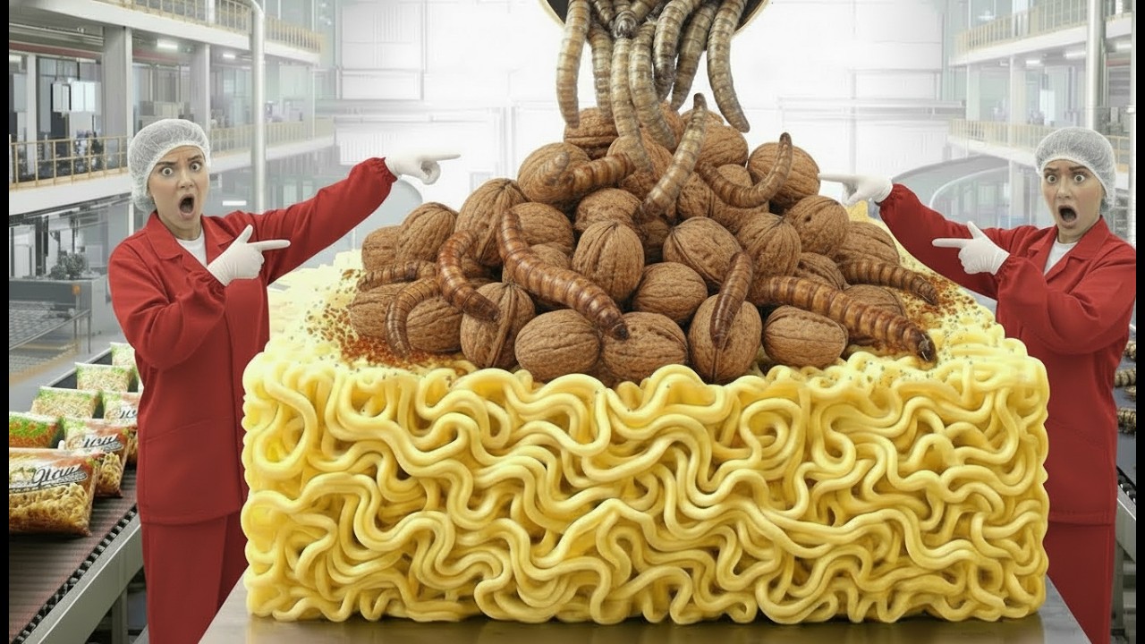 Inside Factory: How Million Tons of Walnuts Are Processed ( Full Process )#factoryprocess