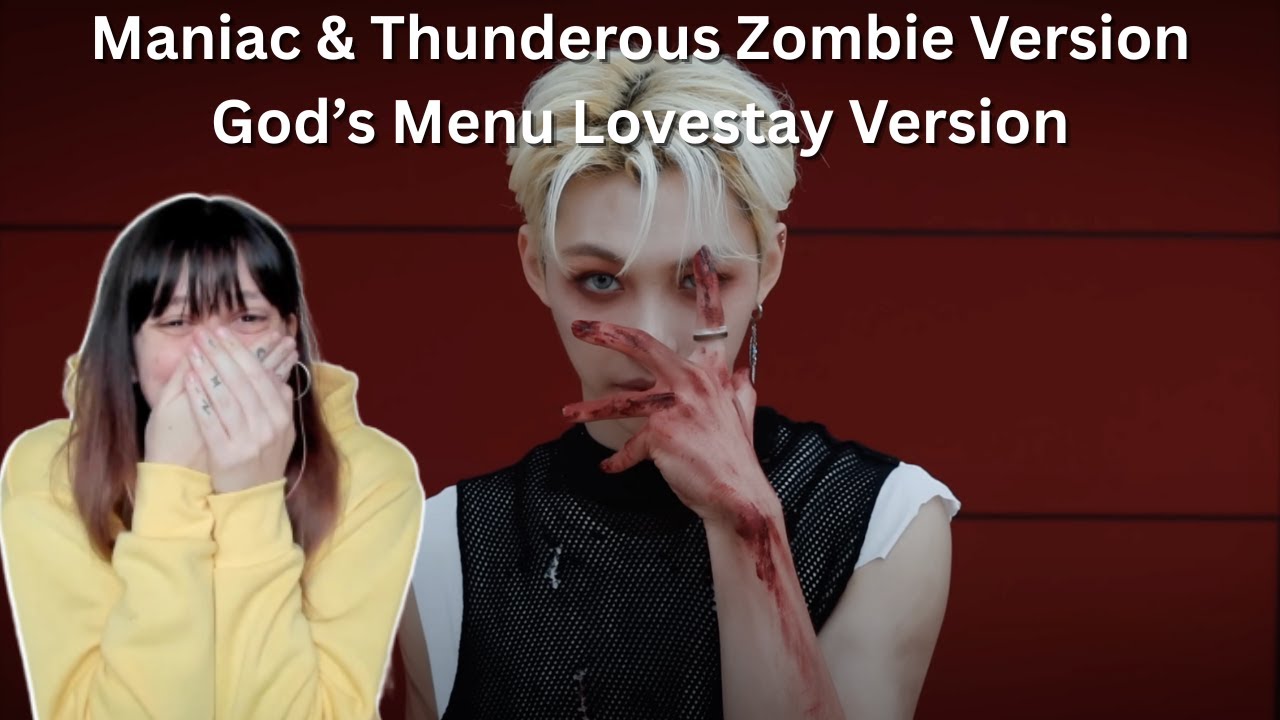 Stray Kids Maniac Zombie Ver | Thunderous Vampire Ver | God’s Menu Lovestay Ver. REACTION