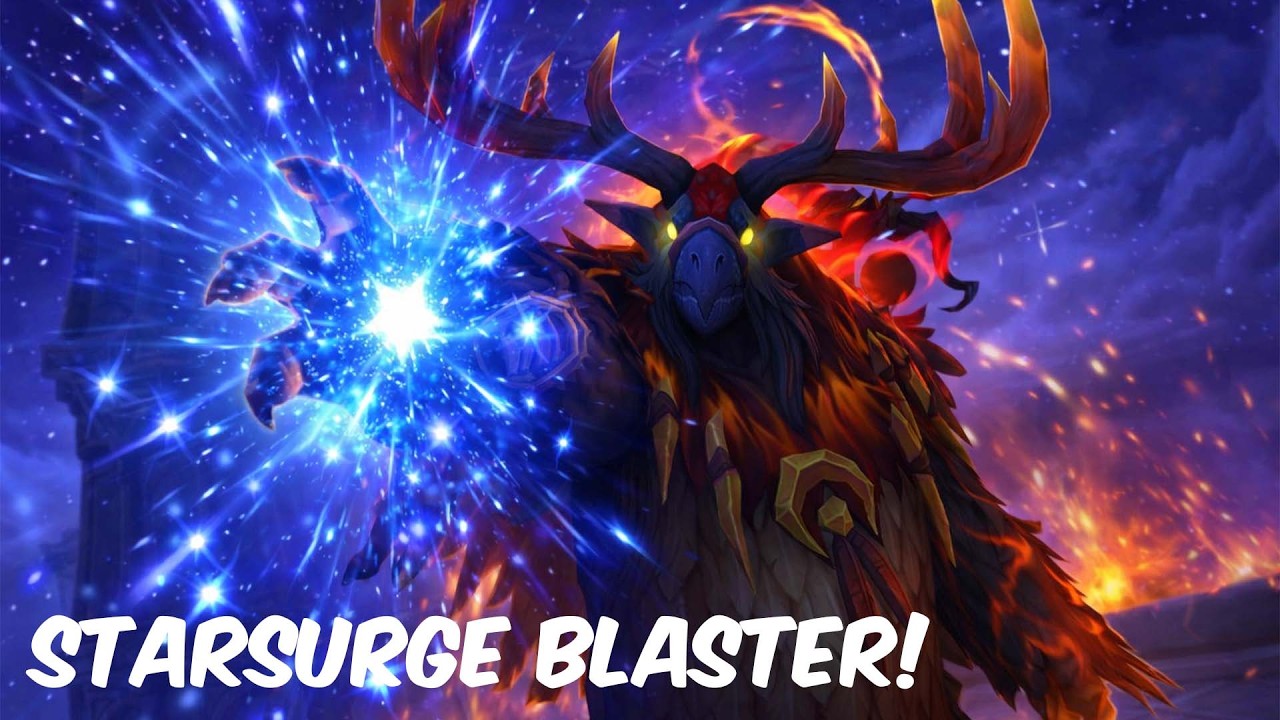 STARSURGE BLASTER! - Balance druid pvp midnight