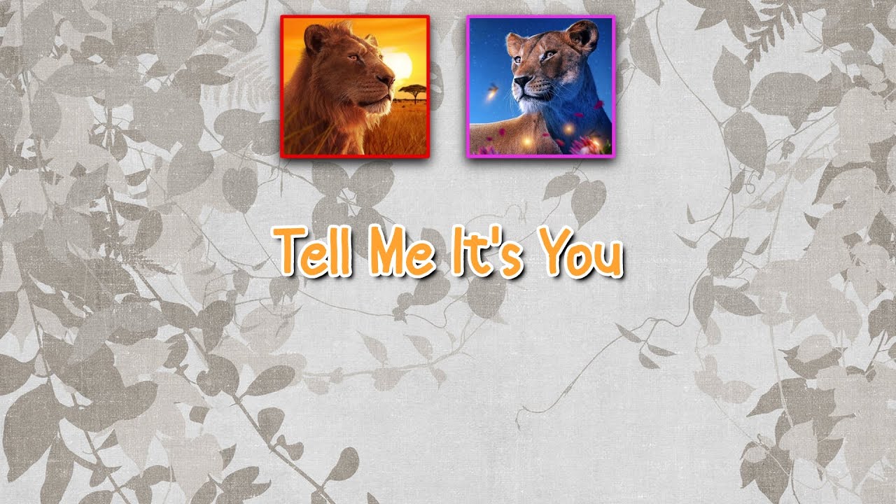 Tell Me It's You - Mufasa: The Lion King (Karaoke)