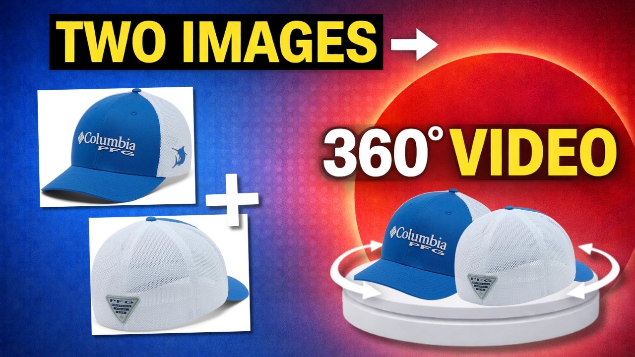 360&deg; Product Videos With Just 2 Images Using Freepik AI