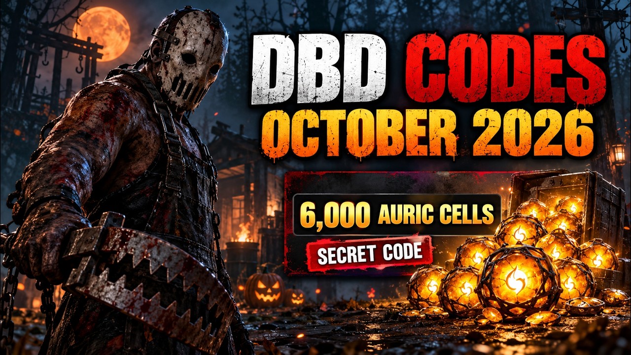 Коды для Dead by Daylight Октябрь 2026 🔥 ВСЕ рабочие коды DBD + СЕКРЕТНЫЙ код на 6000 золотых кле...