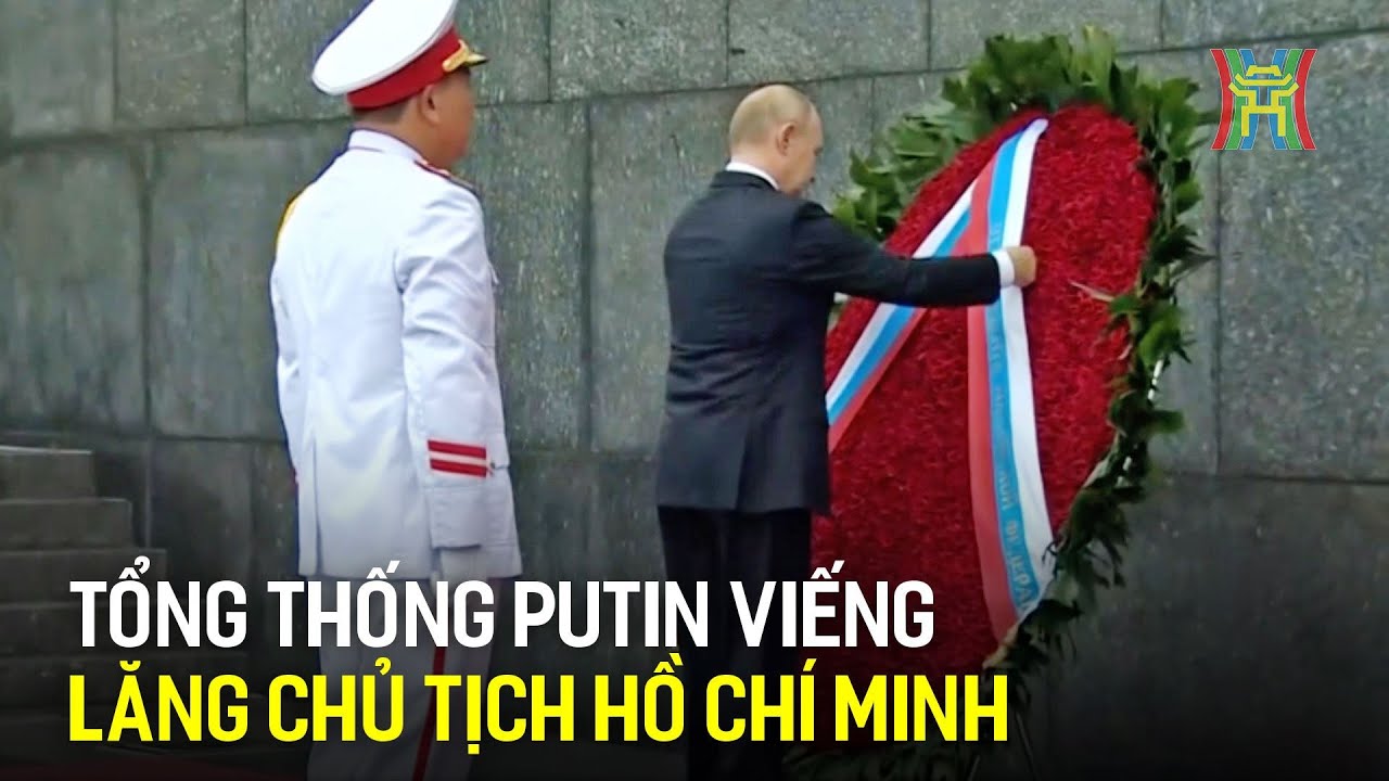 Tổng thống Putin viếng lăng Chủ tịch Hồ Chí Minh