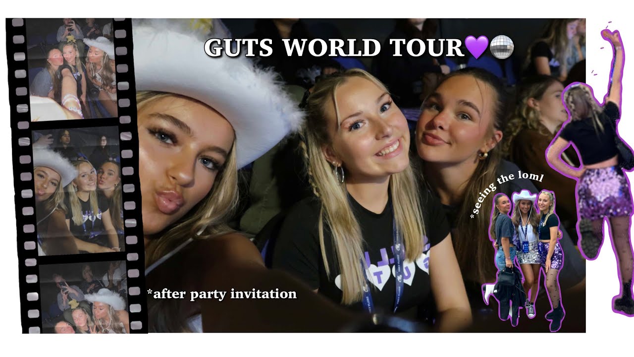 GUTS WORLD TOUR 2024💜🪩 OLIVIA RODRIGO | vlog