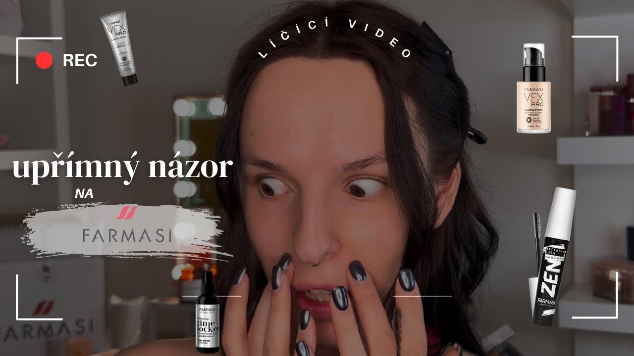MŮJ UPŘÍMNÝ NÁZOR NA FARMASI 🫣🫠 + full face makeup s produkty Farmasi = RECENZE ✨