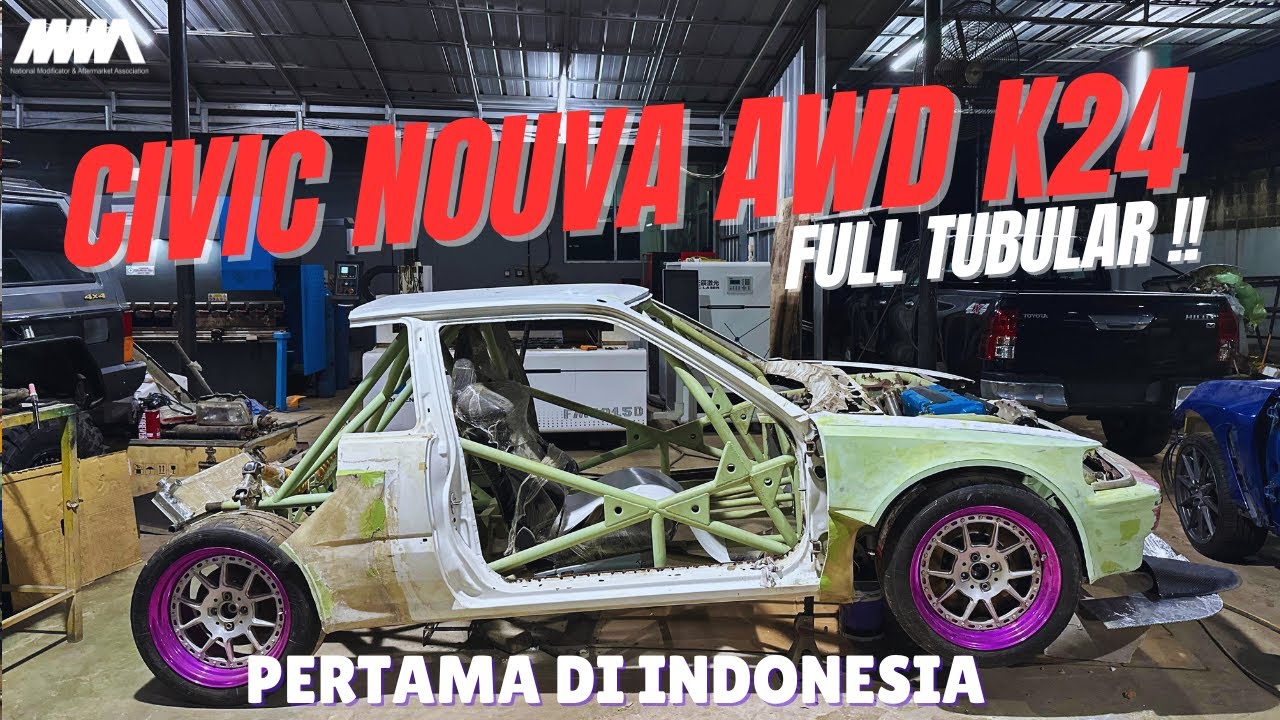 The One And Only Tubular Sedan Di Indonesia !! || K24 Turbo AWD || #MODIVLOG