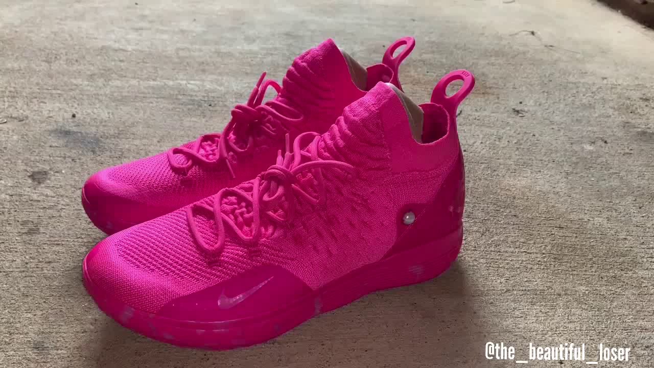 Nike KD 11 &ldquo;Aunt Pearl/All Star&rdquo; On Foot