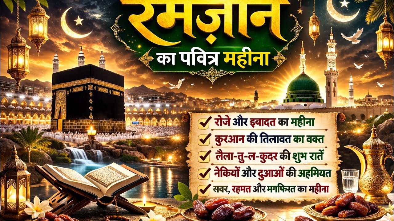 रमजान का पैक महीना कुछ बातें