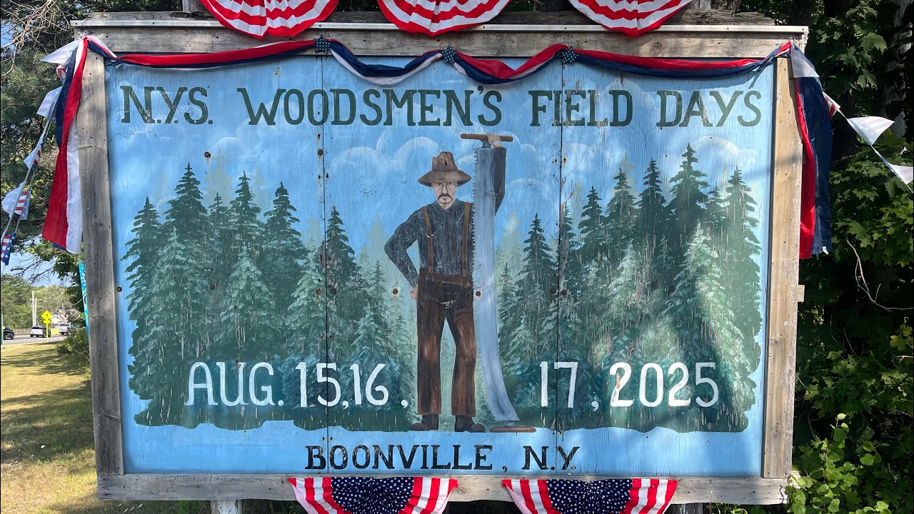 Woodsmen Field Days Boonville NY 2025 