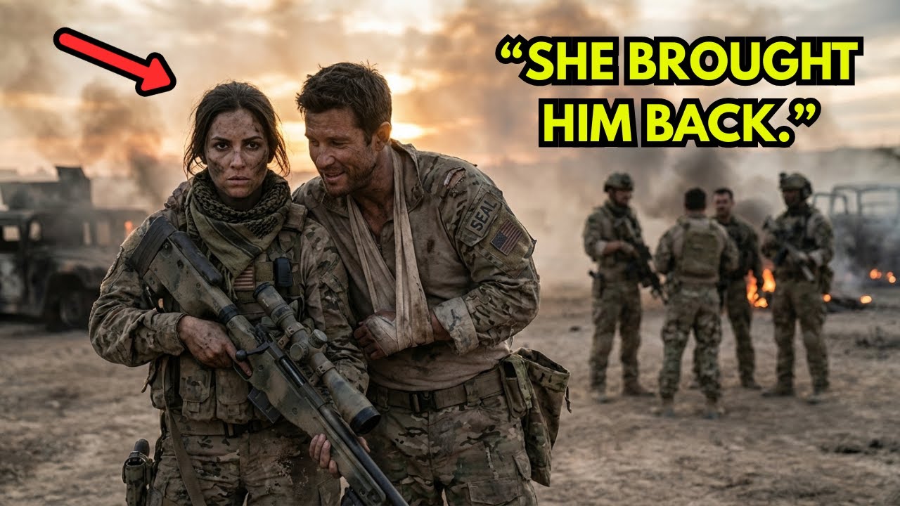 The SEALs Thought Their Commander Was Lost — Until a Legendary Female Sniper Walked Back With Him