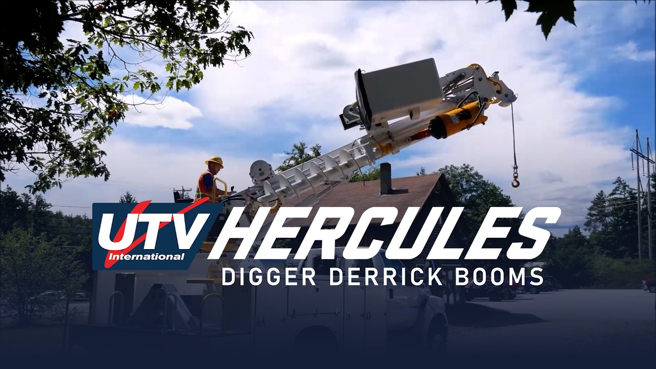 UTV Hercules Digger Derrick Booms | Built for Sign Posts and Linework