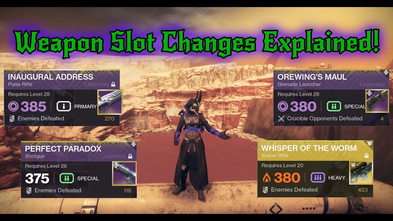 Sniper guide [Weapon Slot Changes Explained]