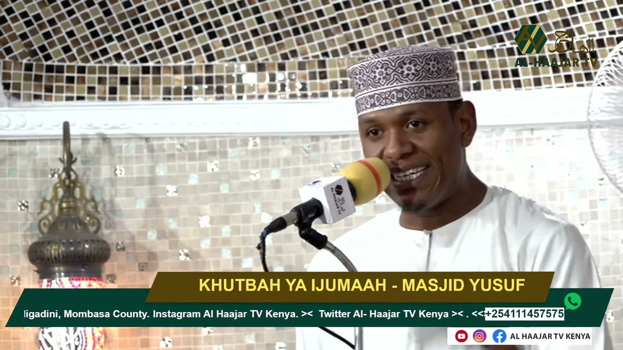 KHUTBAH YA IJUMAAH - SHEIKH ALI ABUBAKAR